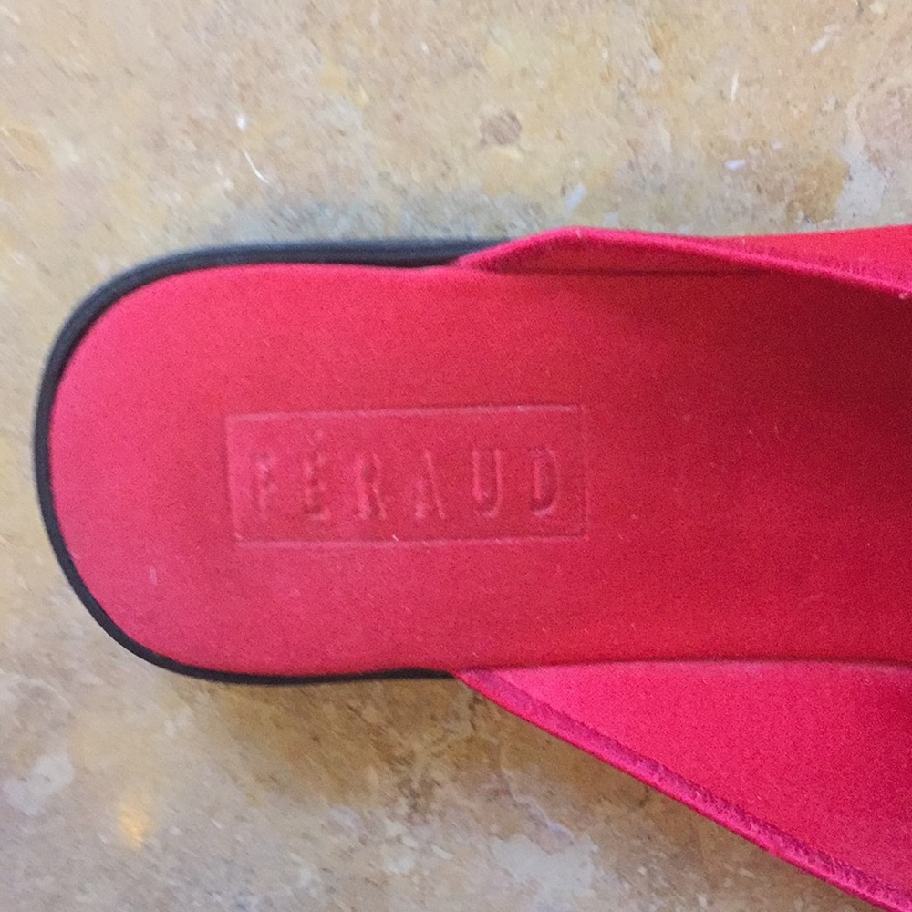 Faraud Red slippers - Picture 3 of 3